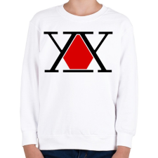 PRINTFASHION Hunter X Logo - Gyerek pulóver - Fehér gyerek pulóver, kardigán