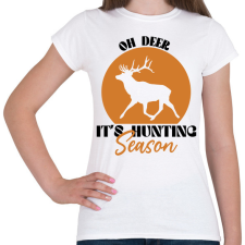 PRINTFASHION Hunting season - Női póló - Fehér női póló