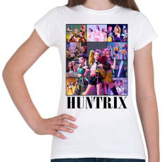 PRINTFASHION Huntrix Kpop Demon Hunters - Női póló - Fehér