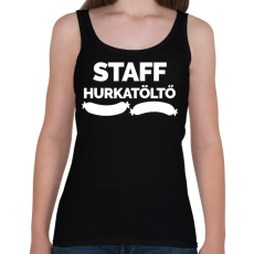 PRINTFASHION Hurkatöltő Staff - Női atléta - Fekete