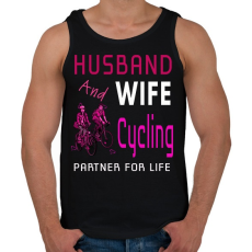 PRINTFASHION HUSBAND AND WIFE-Cycling - Férfi atléta - Fekete