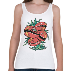 PRINTFASHION Húsevő növény - Női atléta - Fehér