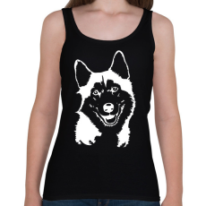PRINTFASHION husky 2 - Női atléta - Fekete