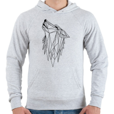 PRINTFASHION Husky - Férfi kapucnis pulóver - Sport szürke