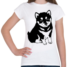 PRINTFASHION Husky - Női póló - Fehér női póló
