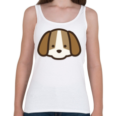 PRINTFASHION Husky póló - Női atléta - Fehér