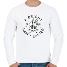 PRINTFASHION husvét14 - Férfi pulóver - Fehér