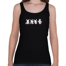 PRINTFASHION husvét19 - Női atléta - Fekete női trikó