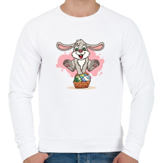 PRINTFASHION husvét21 - Férfi pulóver - Fehér