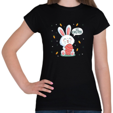 PRINTFASHION husvét24 - Női póló - Fekete