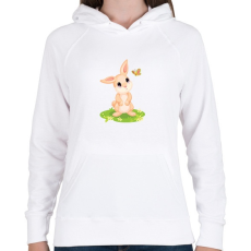 PRINTFASHION husvét32 - Női kapucnis pulóver - Fehér