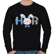 PRINTFASHION husvét - Férfi pulóver - Fekete