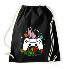 PRINTFASHION Húsvéti konzol - Sportzsák, Tornazsák - Fekete tornazsák