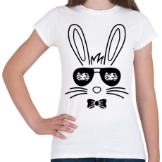 PRINTFASHION Húsvéti nyuszi - Női póló - Fehér