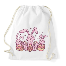 PRINTFASHION Húsvéti nyuszik - Sportzsák, Tornazsák - Fehér tornazsák