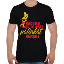 PRINTFASHION HÚSVÉTI PÁLINKA - Férfi póló - Fekete férfi póló
