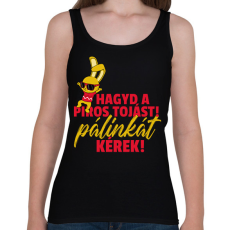 PRINTFASHION HÚSVÉTI PÁLINKA - Női atléta - Fekete