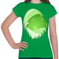 PRINTFASHION Húsvéti tojás - Női póló - Zöld