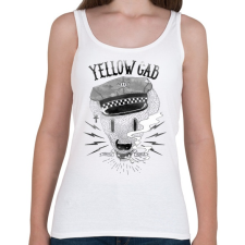 PRINTFASHION Hyena - Női atléta - Fehér női trikó