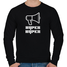 PRINTFASHION HYPER HYPER - Férfi pulóver - Fekete férfi pulóver, kardigán