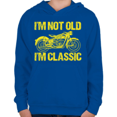 PRINTFASHION I am Classic - Gyerek kapucnis pulóver - Királykék