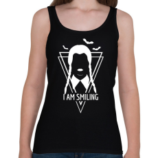 PRINTFASHION I am smiling - white - Női atléta - Fekete