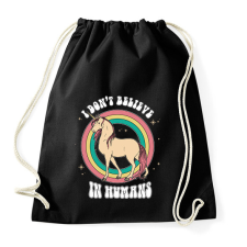 PRINTFASHION I don't believe - Sportzsák, Tornazsák - Fekete tornazsák