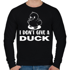 PRINTFASHION I don't give a duck - Férfi pulóver - Fekete férfi pulóver, kardigán