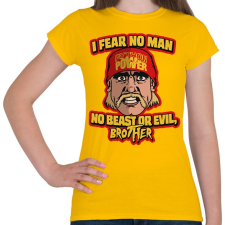 PRINTFASHION I fear no man - Női póló - Sárga női póló