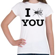 PRINTFASHION I FLY YOU - Női póló - Fehér