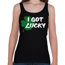 PRINTFASHION I got Lucky - páros - Női atléta - Fekete