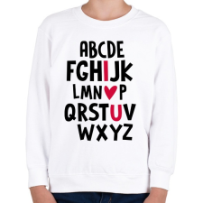 PRINTFASHION I L U - Gyerek pulóver - Fehér gyerek pulóver, kardigán