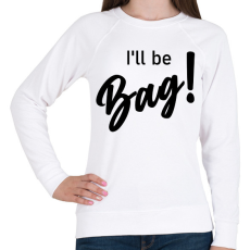 PRINTFASHION I'll be bag! - Táska minta - Női pulóver - Fehér
