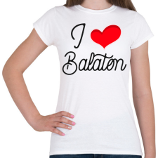 PRINTFASHION I love Balaton - Női póló - Fehér női póló