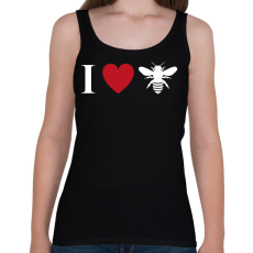 PRINTFASHION I love Bee - Női atléta - Fekete