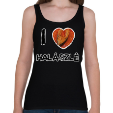 PRINTFASHION I love halászlé - Női atléta - Fekete