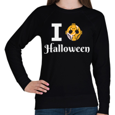 PRINTFASHION I love Halloween 4 - Női pulóver - Fekete női pulóver, kardigán