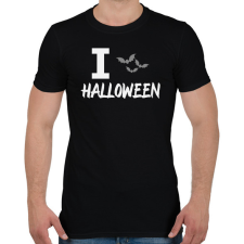 PRINTFASHION I love Halloween - Férfi póló - Fekete férfi póló