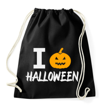 PRINTFASHION I love Halloween - Sportzsák, Tornazsák - Fekete tornazsák