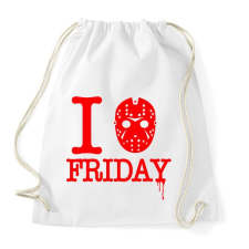 PRINTFASHION I love Jason! - Sportzsák, Tornazsák - Fehér tornazsák