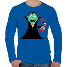 PRINTFASHION I love Ketchup - Férfi hosszú ujjú póló - Királykék