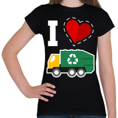 PRINTFASHION I love kukásuató - Női póló - Fekete