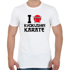 PRINTFASHION I love Kyokushin Karate - Férfi póló - Fehér férfi póló