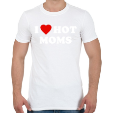 PRINTFASHION I love Mom - Férfi póló - Fehér