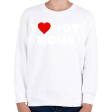 PRINTFASHION I love Mom - Gyerek pulóver - Fehér gyerek pulóver, kardigán