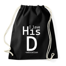 PRINTFASHION I love - női - Sportzsák, Tornazsák - Fekete tornazsák