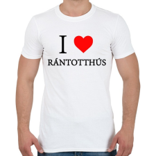 PRINTFASHION I love rántotthusi - Férfi póló - Fehér férfi póló