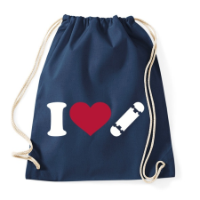 PRINTFASHION I love skate - Sportzsák, Tornazsák - Sötétkék tornazsák