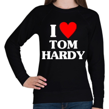 PRINTFASHION I LOVE TOM HARDY - Női pulóver - Fekete női pulóver, kardigán