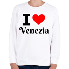 PRINTFASHION I love Venezia - Gyerek pulóver - Fehér gyerek pulóver, kardigán